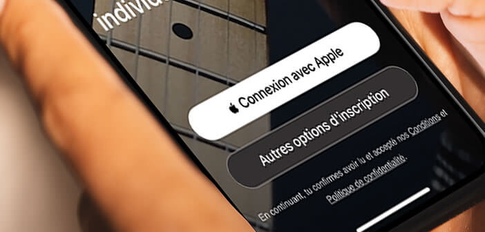 Utiliser le service Connexion avec Apple