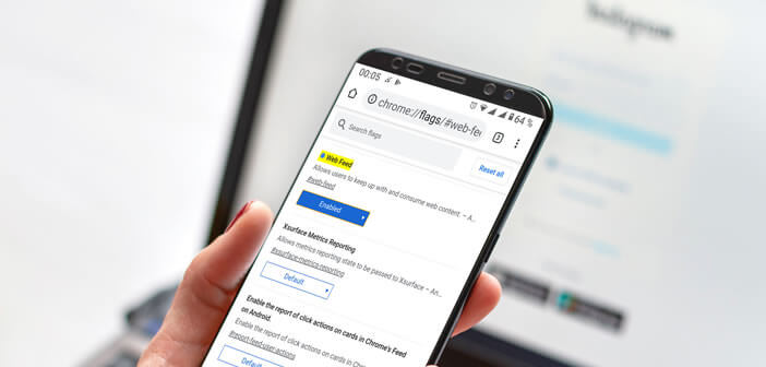 Afficher le lecteur de flux RSS caché de Chrome sur Android