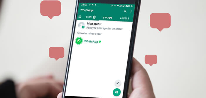 Mettre à jour le statut WhatsApp avec de la musique