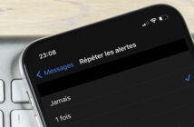 Comment désactiver la répétition des alertes de message sur un iPhone