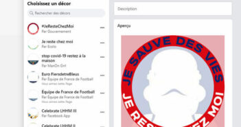 Appliquer un décor à sa photo de profile Facebook