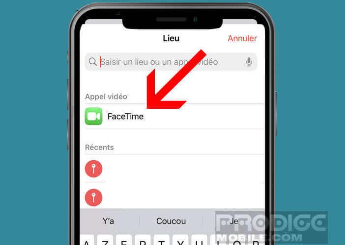 Envoyer des invitations FaceTime à partir de l’application Calendrier