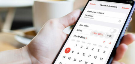 Planifier un appel vidéo FaceTime depuis l’app Calendrier
