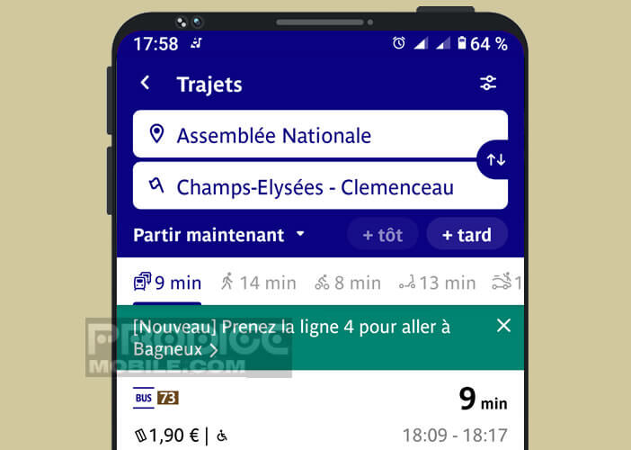 L’app officielle de la RATP simplifie vos trajets dans les transports en commun