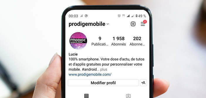 Afficher le fil d’actualité chronologique d’Instagram