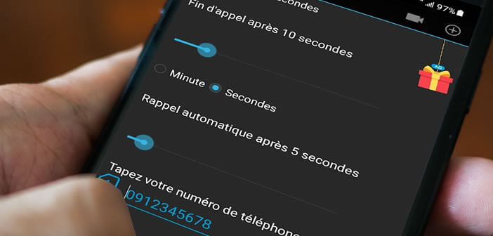 Lancer un rappel automatique d’un numéro de téléphone