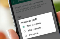 Comment masquer la photo de son profil WhatsApp