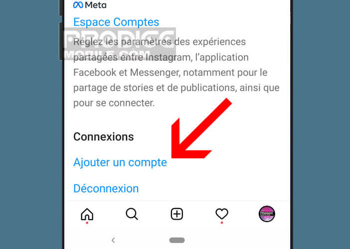 Créer un deuxième compte Instagram pour consulter discrètement les stories