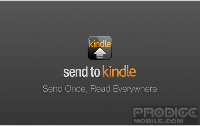 Installer sur Chrome l’extension Send to Kindle publiée par Amazon