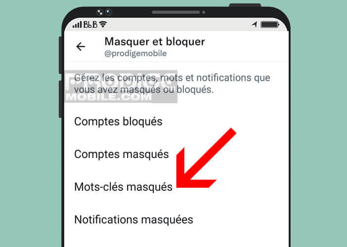 Masquer et bloquer certains ex pression de votre fil d’actualités