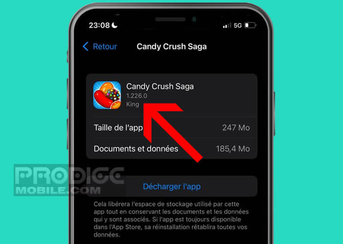 Vérifier si vous possédez la dernière version de l'application