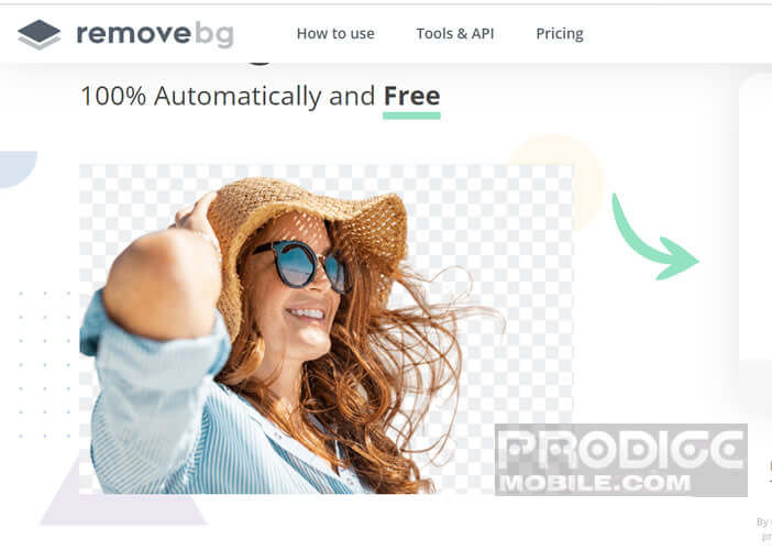 Apprendre à utiliser l’éditeur d’mage en ligne remove.bg