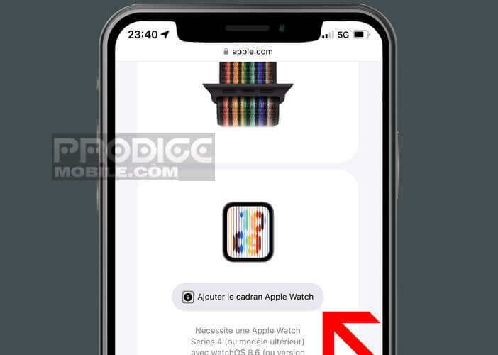 Télécharger le cadran Pride Threads depuis l’Apple Store