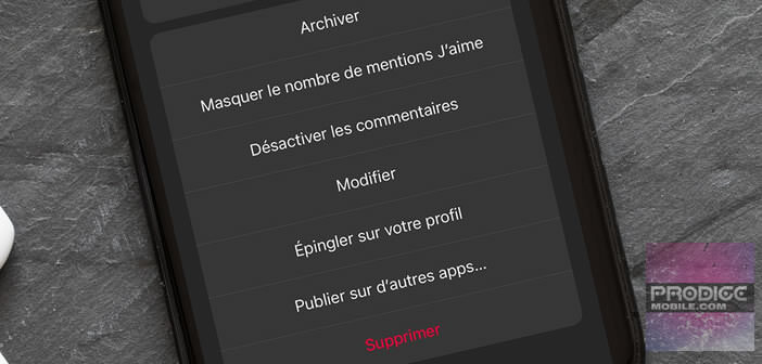 Découvrez comment utiliser le système d’épingles sur sa page profil d’Instagram