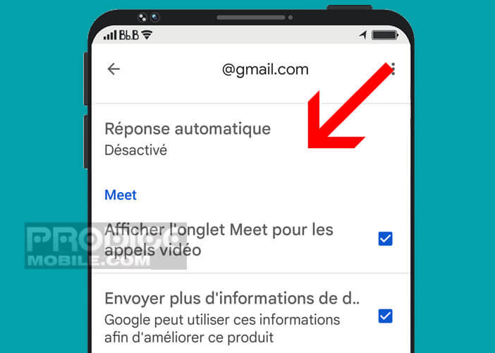 Découvrir le fonctionnement de la fonction réponse automatique de votre messagerie