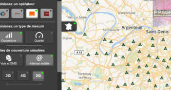 Afficher les zones de couverture 5G sur la carte interactive