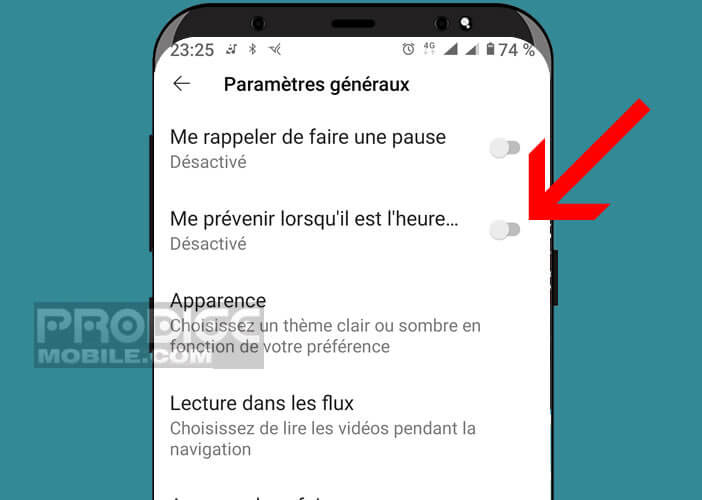 Demander à votre smartphone de vous prévenir lorsqu’il est l’heure d’aller au lit