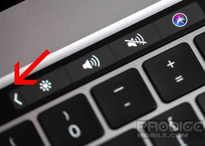 Régler les paramètres de votre clavier depuis la Touch Bar