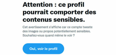 Gérer l’affichage des contenus sensibles sur Twitter