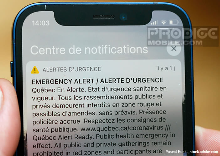 Découvrez comment activer le dispositif Fr-Alert sur un téléphone Apple