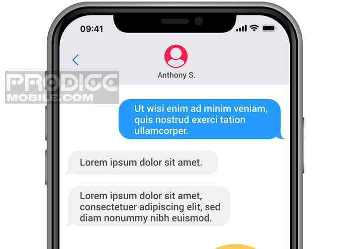 SMS et iMessages débordent de votre boite de réception