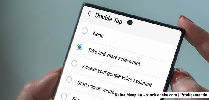 Présentation de la fonction Double Tap de Samsung