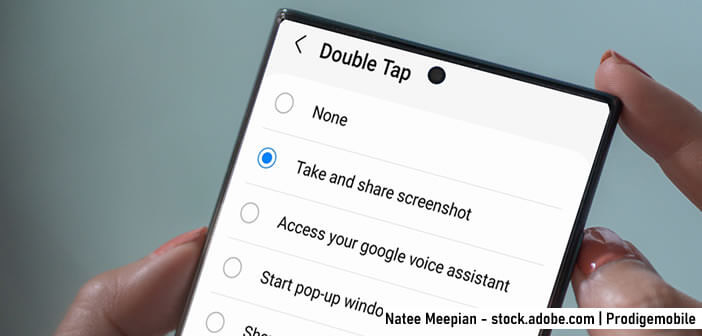 Présentation de la fonction Double Tap de Samsung