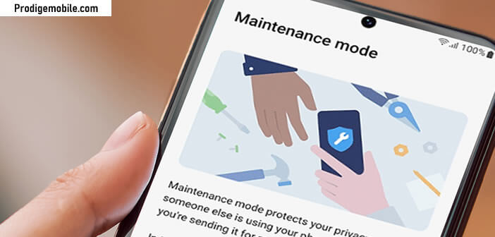 Activer le mode maintenance sur un smartphone Samsung Galaxy