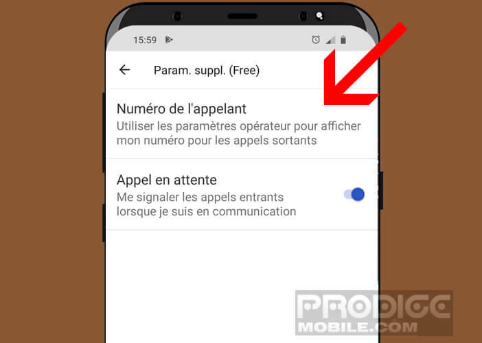 Bloquer le numéro de l’appelant pour les appels sortants