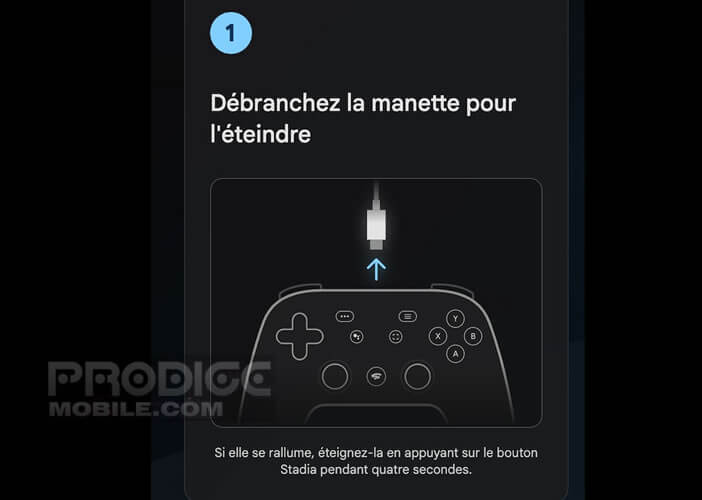 Connecter votre manette Stadia à votre navigateur Chrome