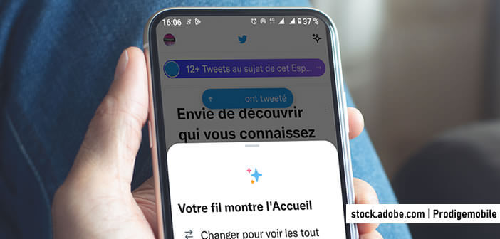 Remettre le fil d’actualité de Twitter en mode chronologique