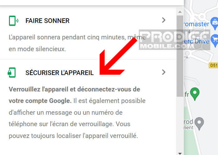 Verrouiller votre téléphone afin de bloquer son accès à des inconnus