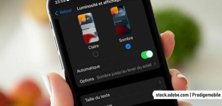 Modifier la taille des caractères sur un iPhone