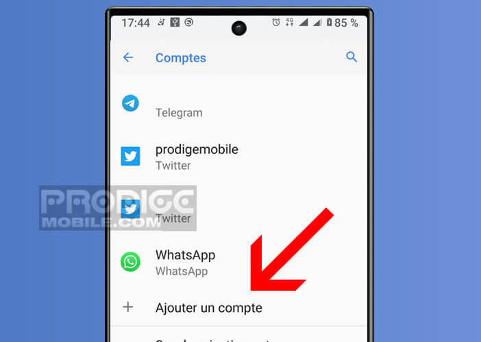 Personnaliser votre téléphone pour utiliser plusieurs comptes Google