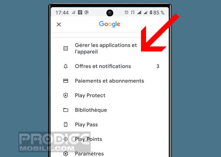 Découvrez comment gérer des applications depuis le Play Store de Google