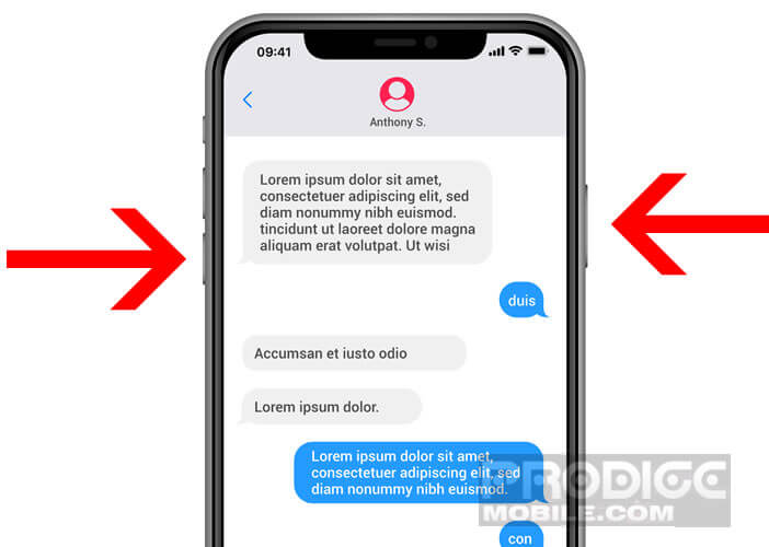 Forcer le redémarrage d’un iPhone avec un écran sans bord