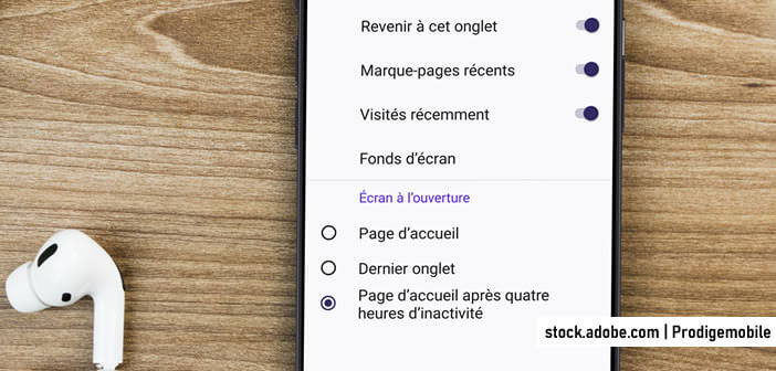 Personnaliser la page d’accueil de votre navigateur web