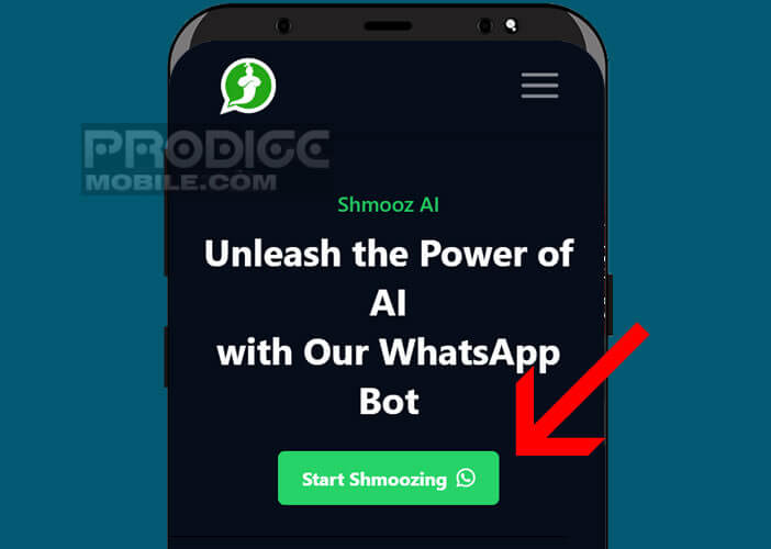 Configurer Shmooz AI sur votre smartphone