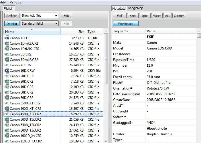 Traiter vos fichiers par lot pour gagner du temps avec le logiciel Exiftool