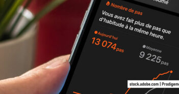 Comptabiliser vos pas sur votre iPhone