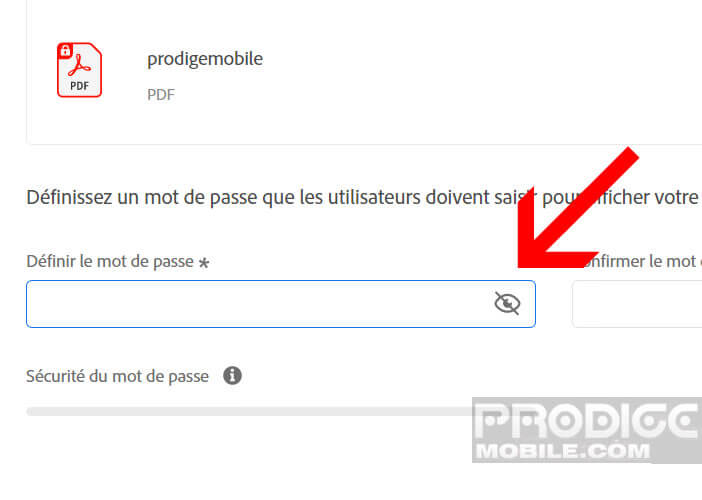 Définir un mot de passe de protection sur votre fichier PDF