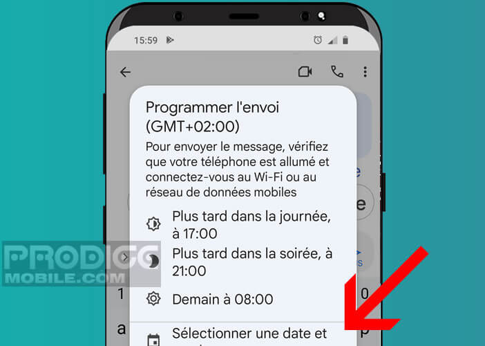 Apprenez à planifier l’envoi de message sur l’appli Google