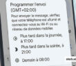 Méthode pour programmer SMS sur un téléphone Android