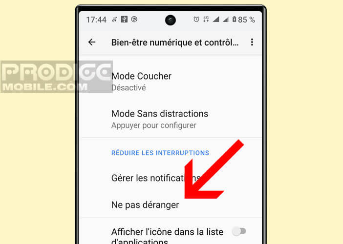 Désactiver la fonction Ne pas déranger sur votre smartphone Android