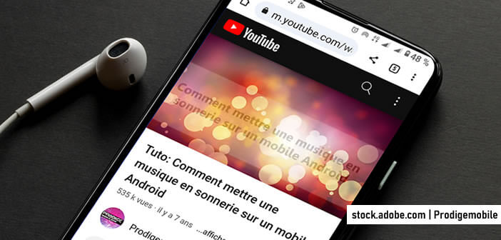 Ecouter ses contenus YouTube avec l’écran de son smartphone éteint