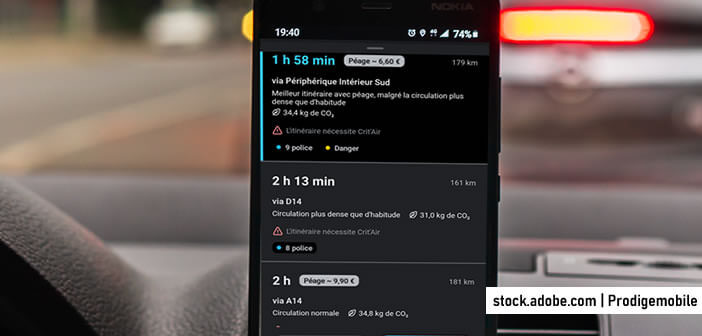 Afficher le prix des péages sur votre smartphone