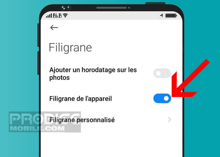 Empêche votre smartphone Xiaomi d’appliquer un watermark aux photos prises