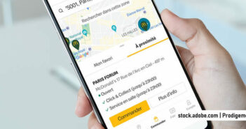 Commander du McDonald’s depuis l’application en ligne