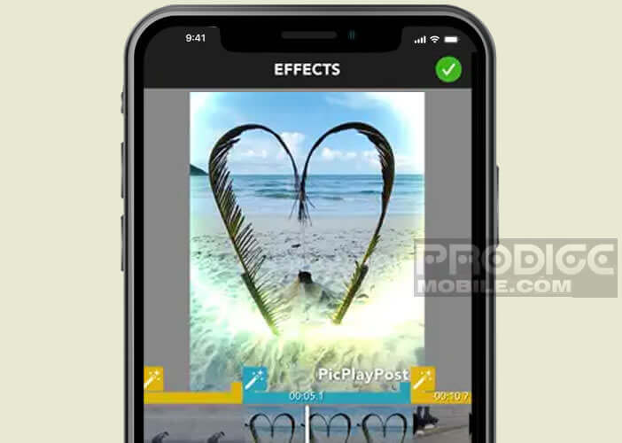 Application de montage vidéo pour iPhone