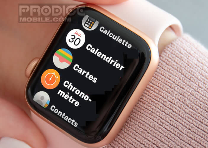 Accéder à l’application Cartes sur votre Apple Watch